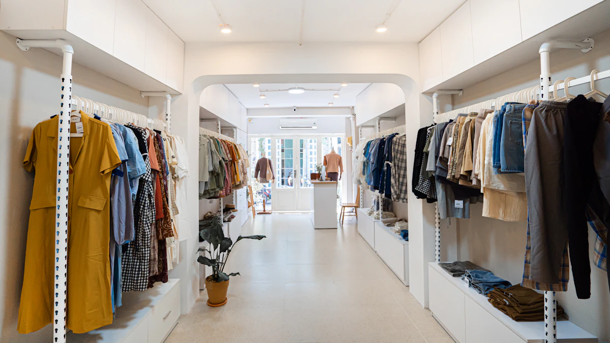 Intérieur d'une boutique moderne et lumineuse