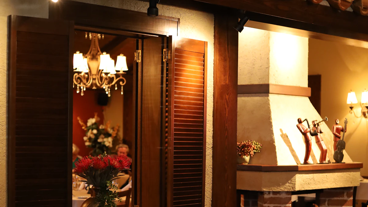 Intérieur chaleureux d'une trattoria italienne