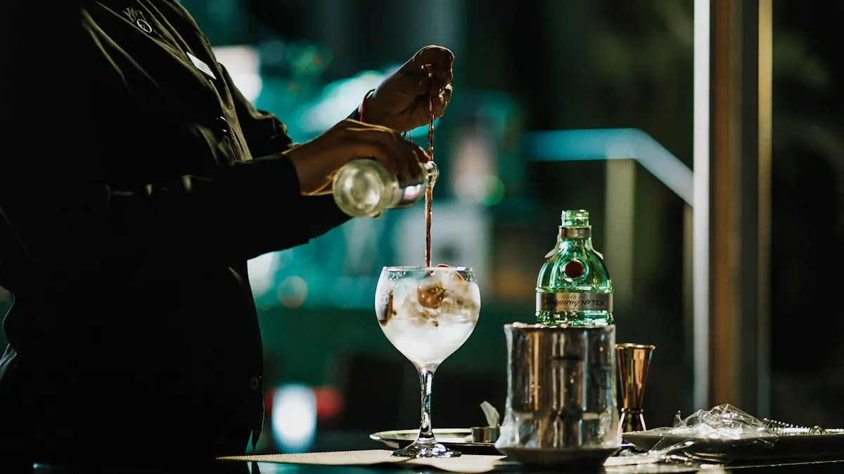 Bar à l'ambiance travaillée